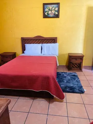 Cama o camas de una habitación en Casa Los Perales