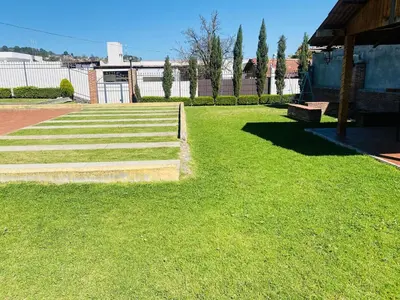 Jardín al aire libre en Casa Los Perales