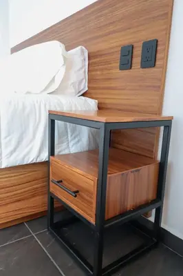 Cama o camas de una habitación en Palmas Luxury Apartment 106