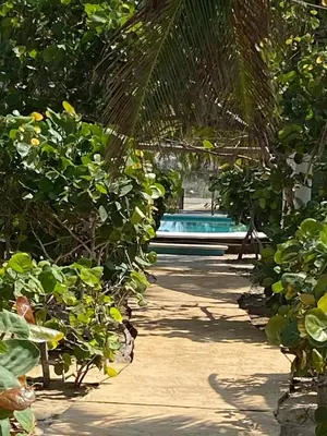 Jardín al aire libre en Casa Kaak Naab