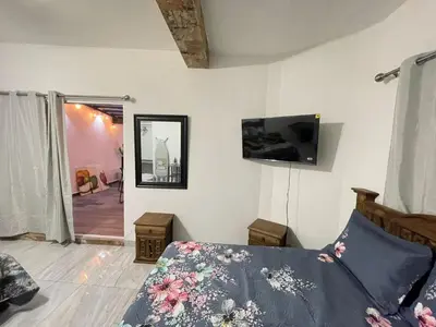 Cama o camas de una habitación en Casa Chuy pueblo mágico