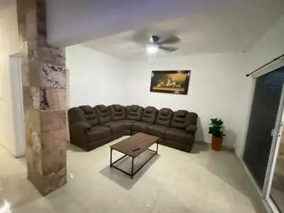 Zona de estar de Casa Chuy pueblo mágico