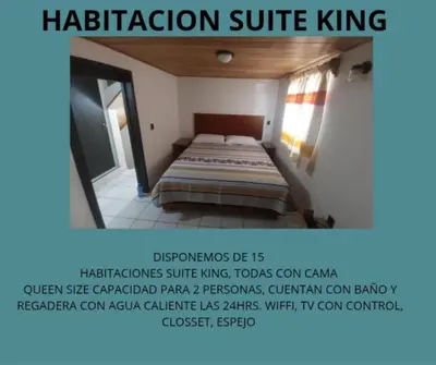 Cama o camas de una habitación en Posada 