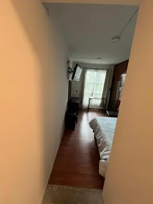 Cama o camas de una habitación en Pequeña París Coyoacán, Habitación Privada WiFi