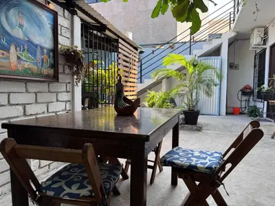 Un patio o zona al aire libre en Casa Rockot