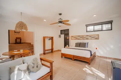Cama o camas de una habitación en Pacífico Surf