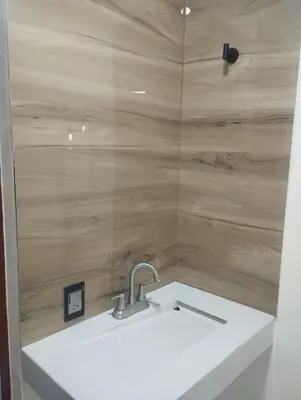 Un baño de Hermosa casita en el centro de Tlatlauquitepec Pueblo Magico