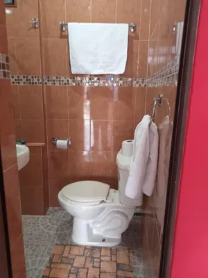 Un baño de Posada Puesta del Sol