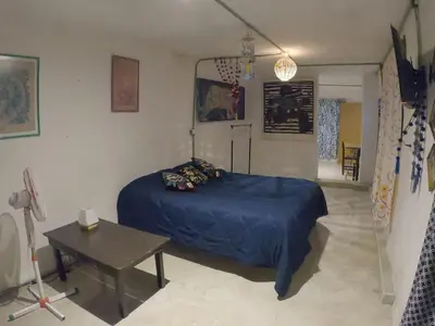 Cama o camas de una habitación en Depto CENTRO Parque Juarez