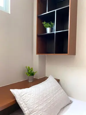 Cama o camas de una habitación en Departamento Mayan Lakes T6 - Albercas, club de playa, tenis, pádel y más