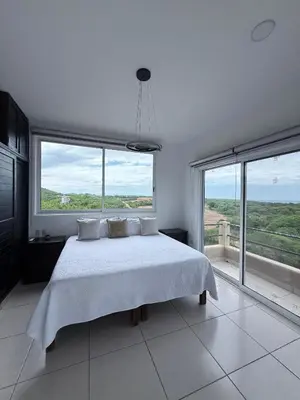 Cama o camas de una habitación en Departamento Tortugas