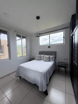 Cama o camas de una habitación en Departamento Tortugas