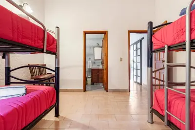 Cama o camas de una habitación en Casa Avila - Cuernavaca