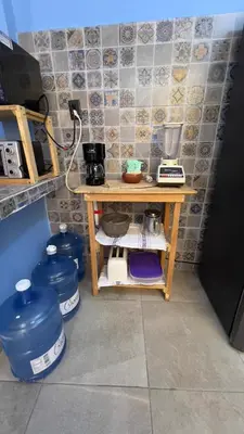 Una cocina o zona de cocina en La Chinanteca, a unos minutos del centro historico