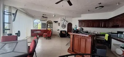 Una cocina o zona de cocina en Villa campanario