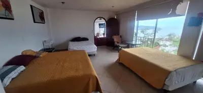 Cama o camas de una habitación en Villa campanario