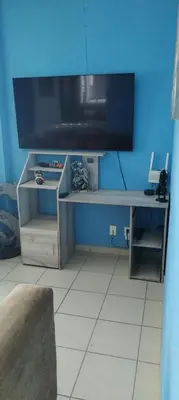 Una televisión o centro de entretenimiento en Casa frank