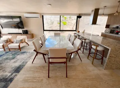 Una cocina o zona de cocina en Villa Solara, Acapulco