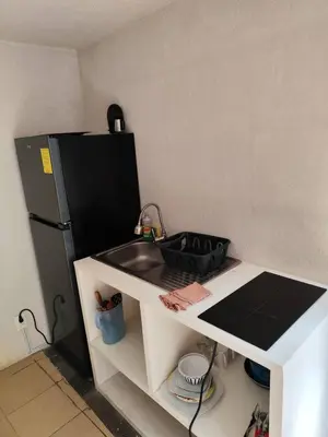 Una cocina o zona de cocina en Jayau Apartamentos Coyoacan