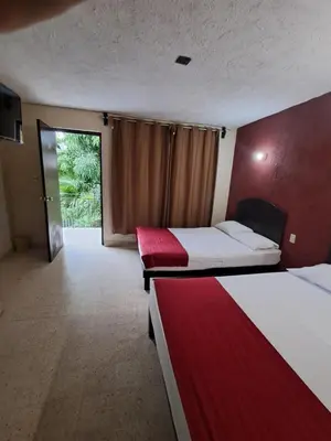 Cama o camas de una habitación en Hotel palacio