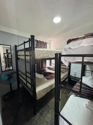 Cama o camas de una habitación en Depa Tláhuac