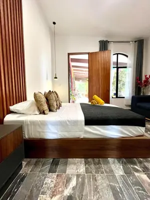 Cama o camas de una habitación en Casa MachiKouss - Loft acogedor e independiente