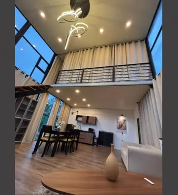 Zona de estar de Loft Chapultepec