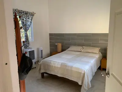 Cama o camas de una habitación en Casa fraccionamiento colonos Ticuman