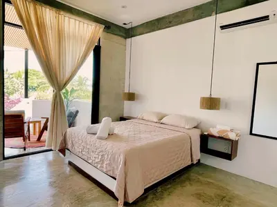 Cama o camas de una habitación en Casa Cosme