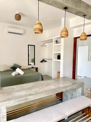 Cama o camas de una habitación en Casa Cosme