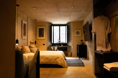 Cama o camas de una habitación en Becino