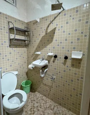 Un baño de Hospedaje Teponaztle
