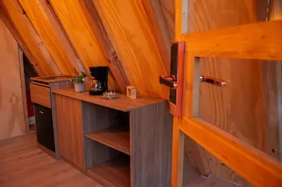 Litera o literas de una habitación en Cabaña privada en Oaxaca