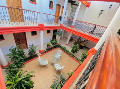 Un balcón o terraza de Habitación en el centro de Xalapa