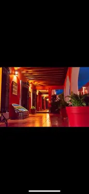 Zona de estar de Hotel Posada del Rosario