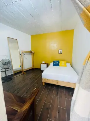 Cama o camas de una habitación en Rincón pochutleco