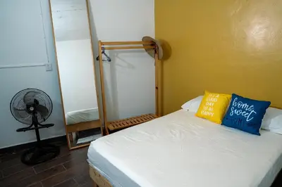 Cama o camas de una habitación en Rincón pochutleco