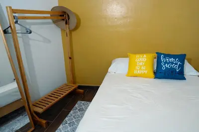 Cama o camas de una habitación en Rincón pochutleco