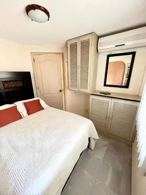 Cama o camas de una habitación en Apartment in Acapulco in the heart of the bay