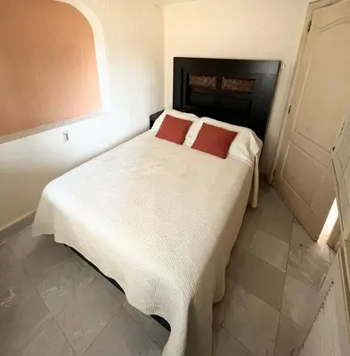 Cama o camas de una habitación en Apartment in Acapulco in the heart of the bay