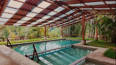 Piscina en o cerca de Finca Pata Jaguar