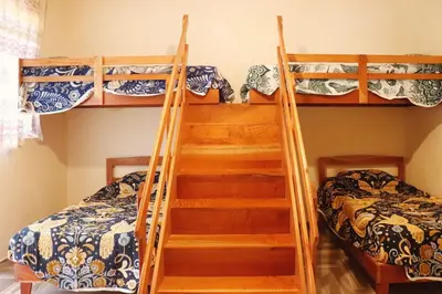 Cama o camas de una habitación en Finca Pata Jaguar
