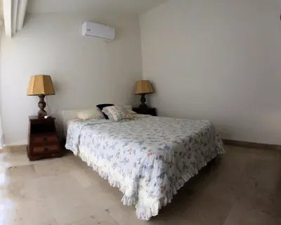 Cama o camas de una habitación en Villa con Alberca Princess