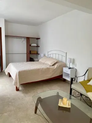 Cama o camas de una habitación en La Noria Apartment