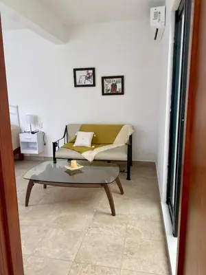 Zona de estar de La Noria Apartment