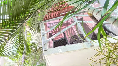 Jardín al aire libre en Villa Aikia (Adults Suites A/C)