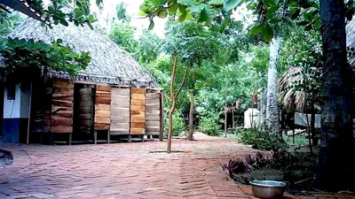 Jardín al aire libre en Bokané