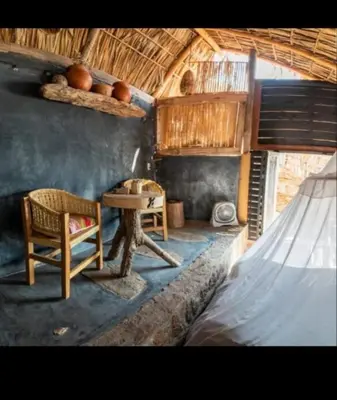 Plano de Oceanfront cabin in Playa Mermejita Mazunte