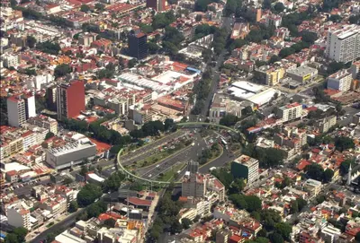 Vista general de Ciudad de México o vista desde el apartamento