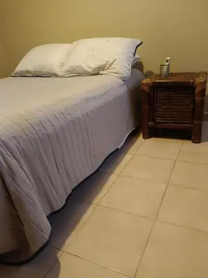 Cama o camas de una habitación en Comfortable apartment, close to the beach